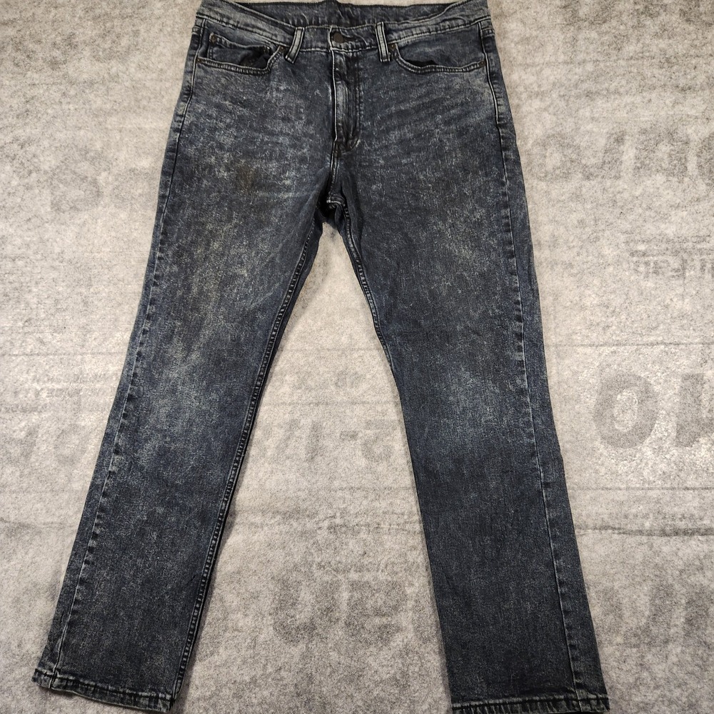 Levi's‎ 511 Slim Fit Jeans Men's 34x29 Gray dark Wash Stretch Denim Pants